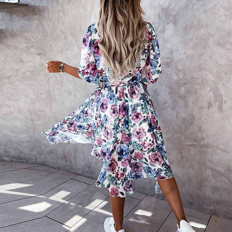 Amara | Midikleid mit Leichtem Stoff und Verspieltem Schnitt für Frauen