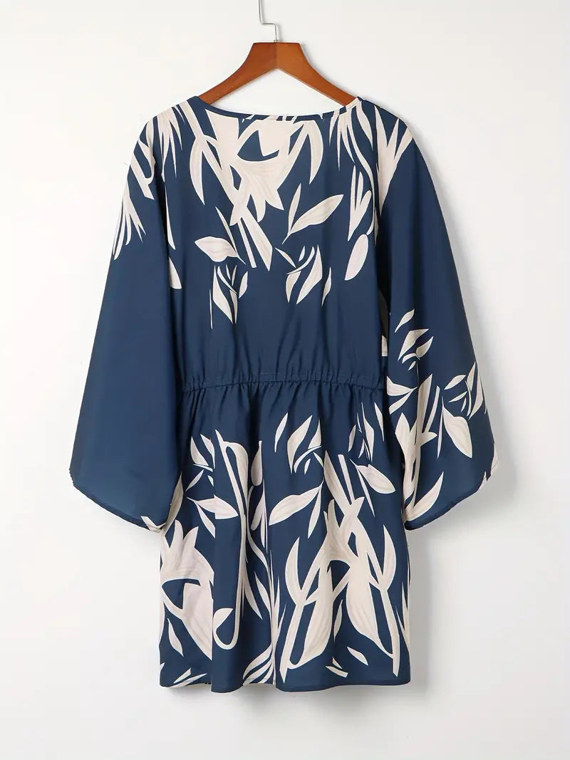 Livia | Minikleid mit Atmungsaktivem Stoff und Blumenmuster für Frauen