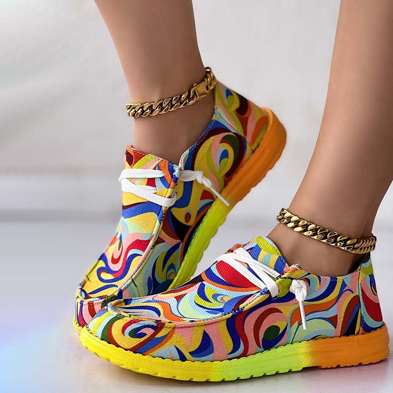 Darlene - Lässige Bunte Sneaker