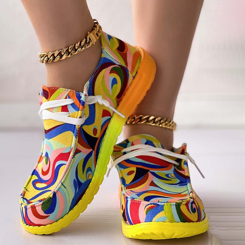 Darlene - Lässige Bunte Sneaker