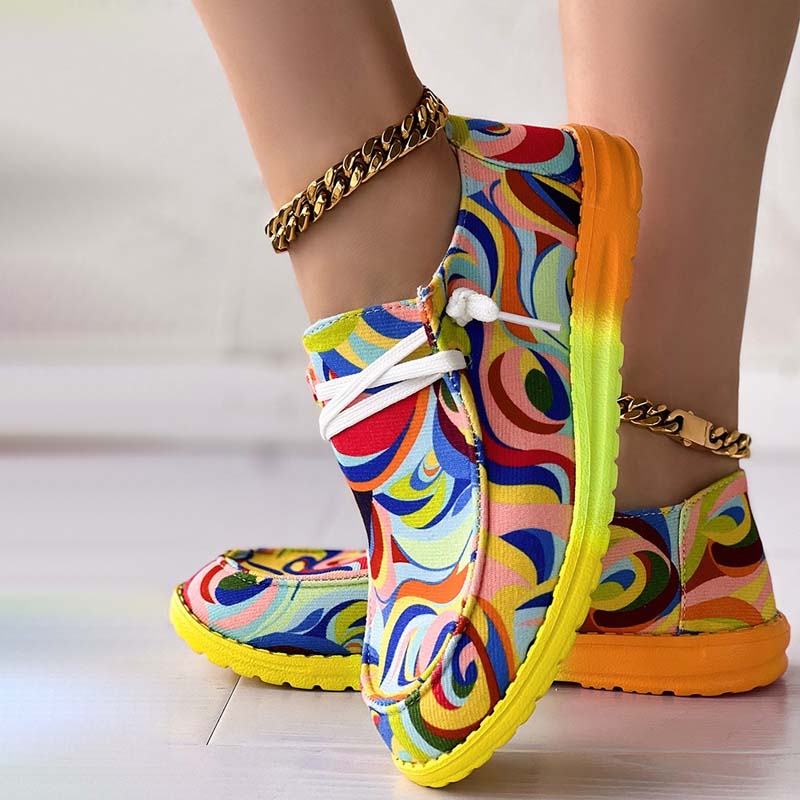 Darlene - Lässige Bunte Sneaker