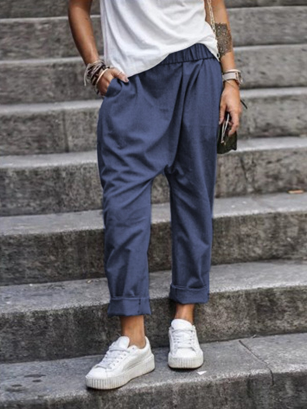 Livia | Hose mit Atmungsaktivem Material und Entspannter Passform für Damen