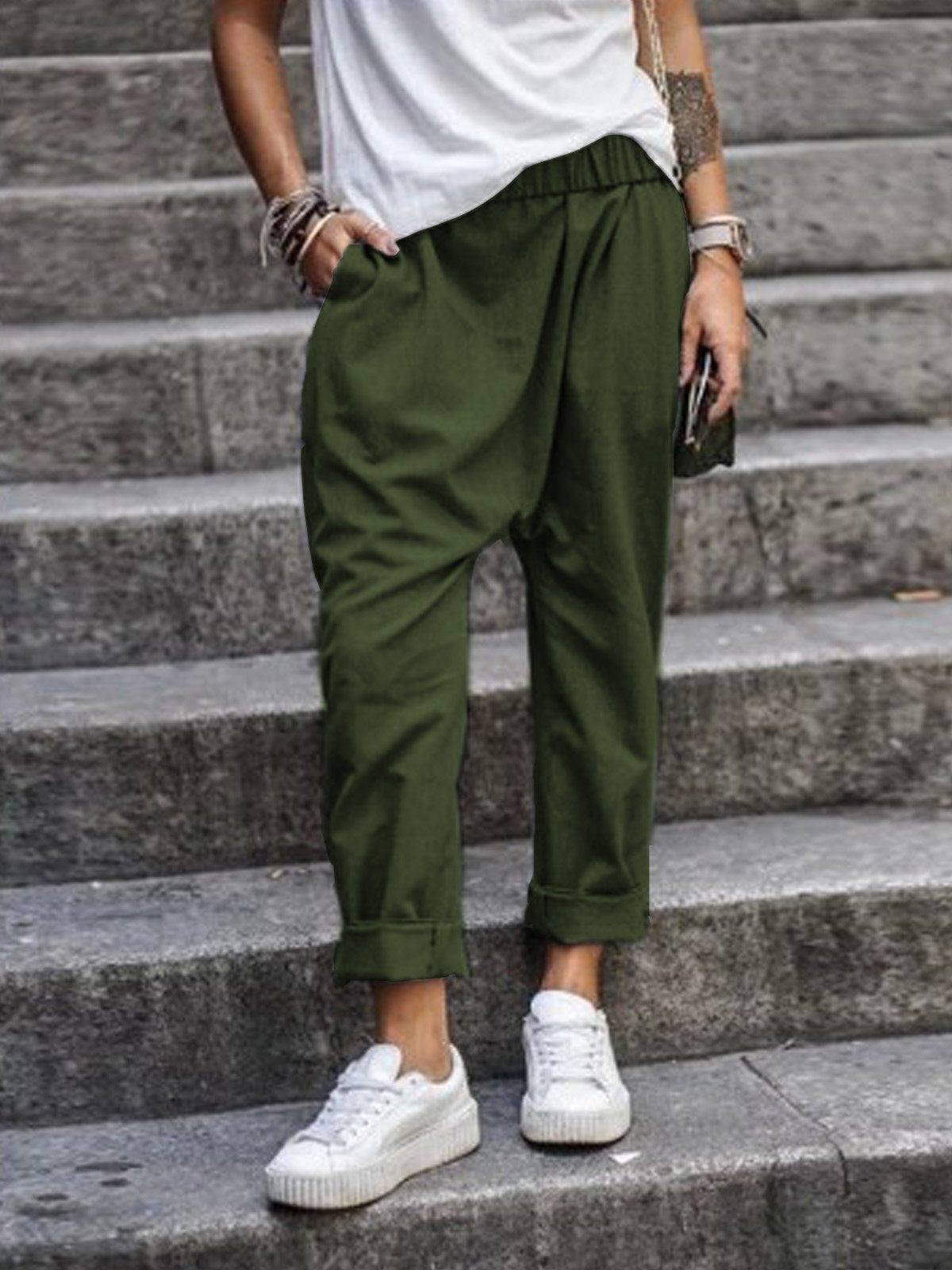 Livia | Hose mit Atmungsaktivem Material und Entspannter Passform für Damen