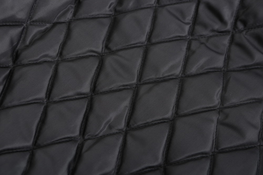 Luca | Lederjacke mit Diamantsteppung und Verstellbarer Kapuze für Herren
