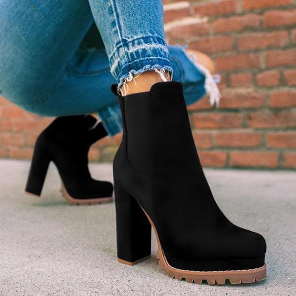 Margaret | Stiefelette mit runder Fußspitze für Damen