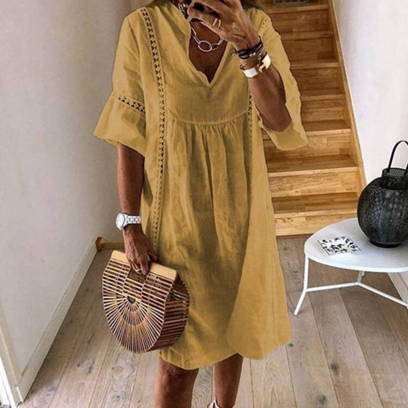 Lindsay – Bohemian-Kleid mit Spitze