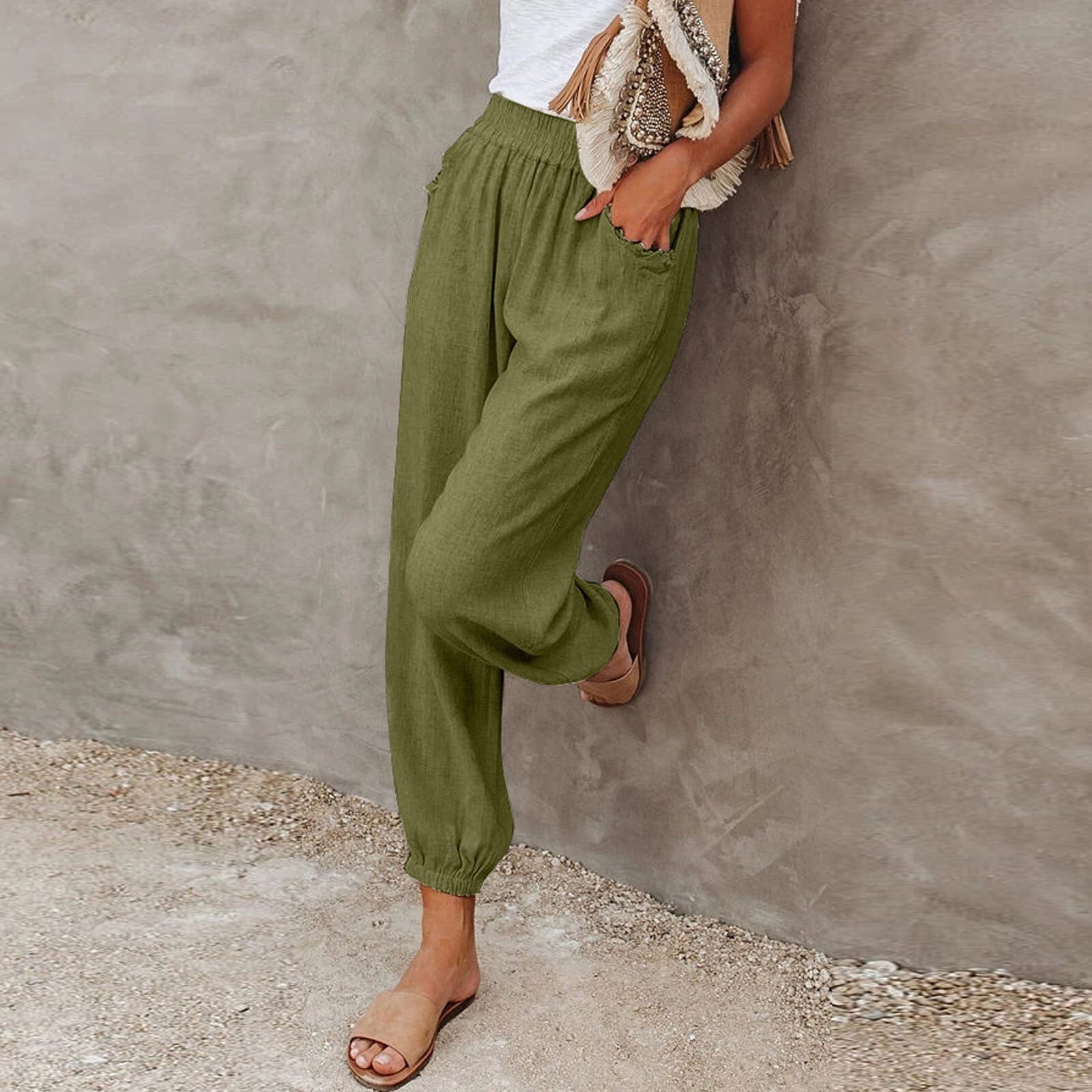 Lina | Damenhose mit Bequemem Stretch und Praktischen Taschen für Freizeitaktivitäten