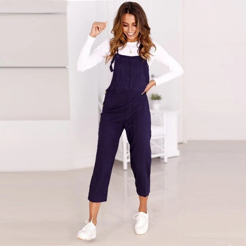 Livia | Jumpsuit mit Verspieltem Schnitt und Praktischen Taschen für Frauen