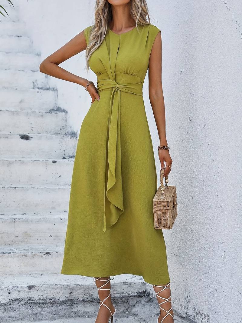 Aurora | Maxikleid mit Eleganten Details und Fließendem Schnitt für Damen