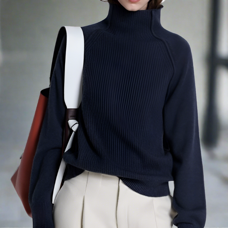 Livia | Rollkragenpullover mit Weichem Strick und Eleganter Passform für Damen