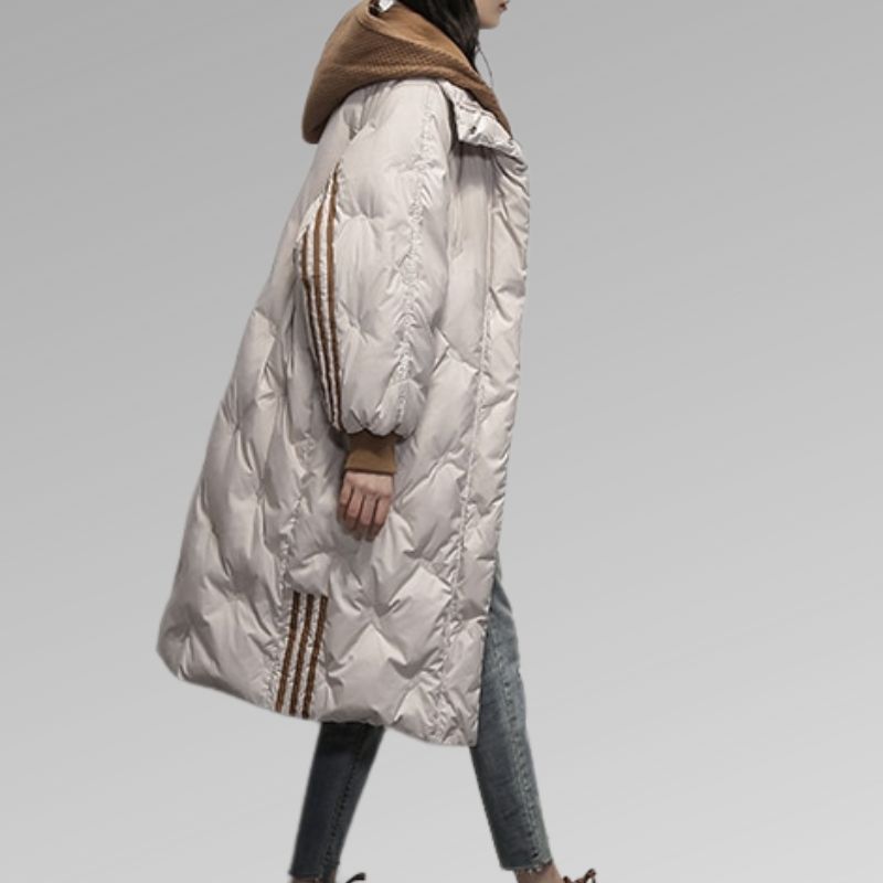 Laney - Lange gefütterte Damenjacke