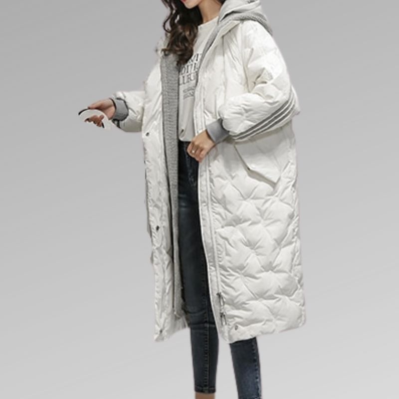 Laney - Lange gefütterte Damenjacke