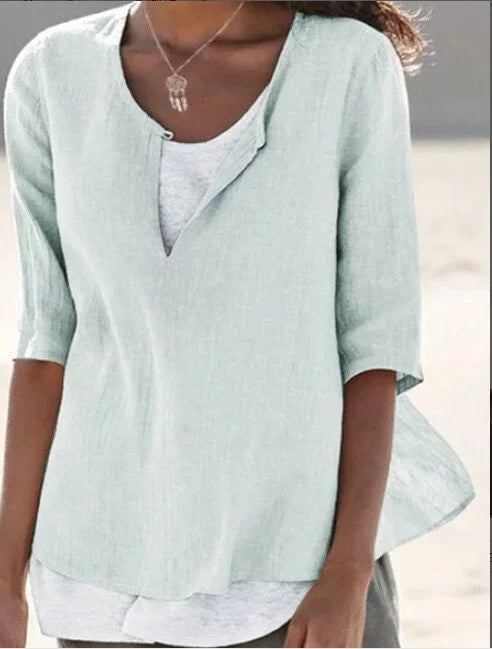 Isabella | Bluse mit Atmungsaktivem Stoff und Lässigem Schnitt für Damen