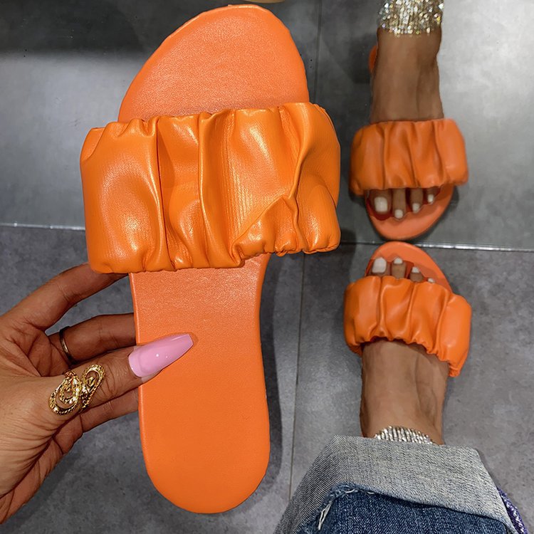 Lily | Sandalen im Plissee-Design