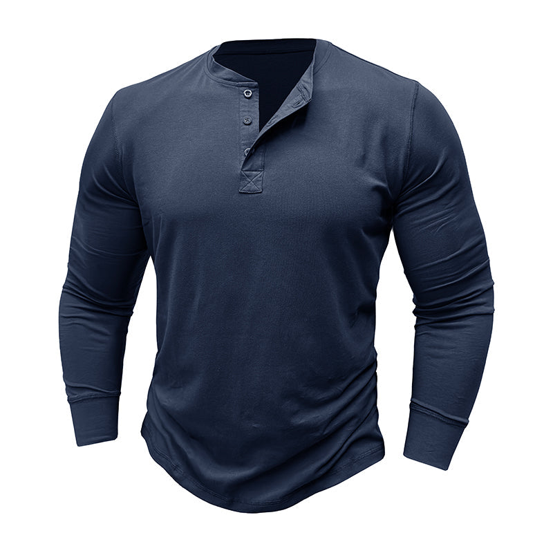 TILMAN - LANGÄRMLIGES TAILLIERTES T-SHIRT