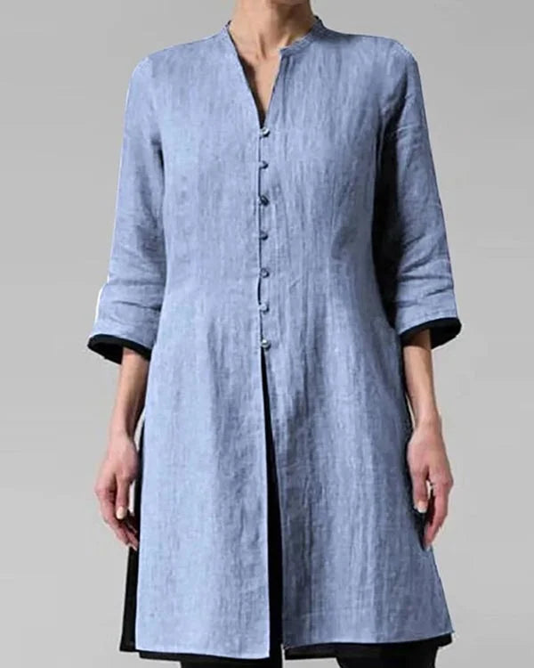 Livia | Leinentunika mit Eleganter Passform und Zeitlosem Design für Frauen