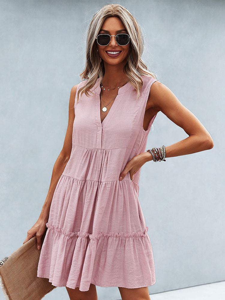 Livia | Sommerkleid mit Atmungsaktivem Stoff und Verspieltem Design für Frauen
