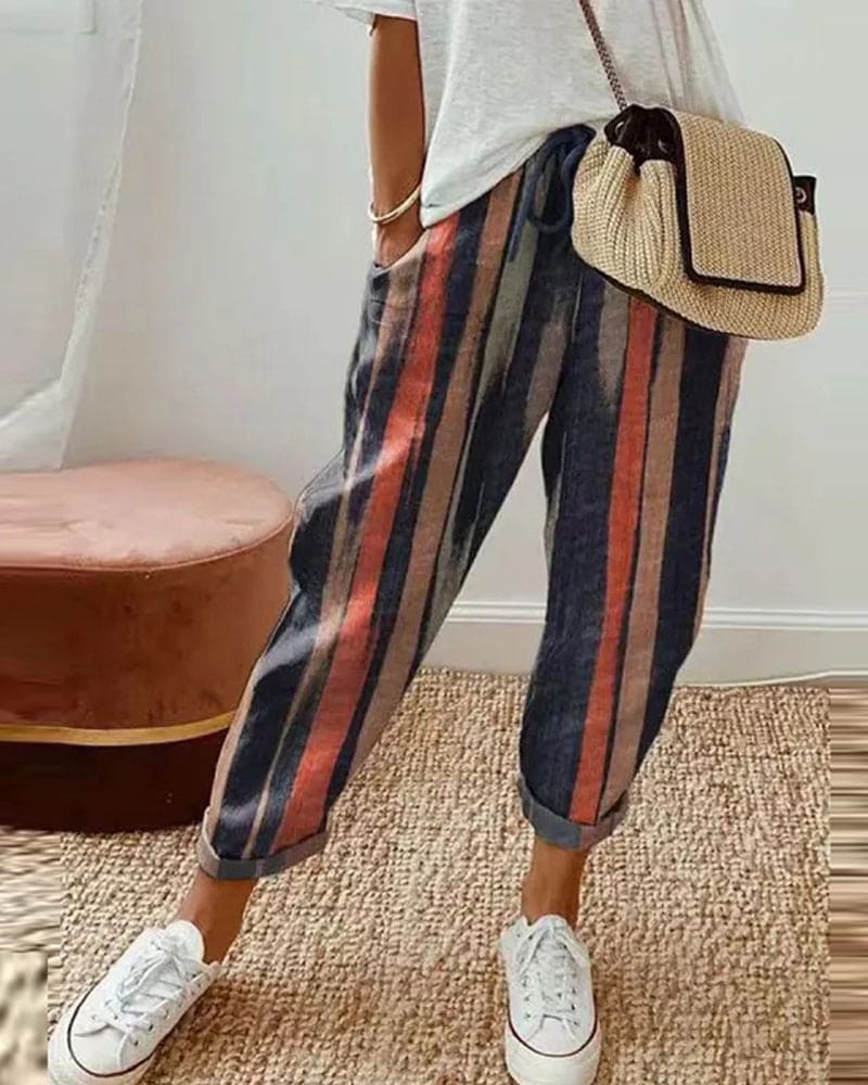 Shaina - Lässige Damenhose aus Leinen
