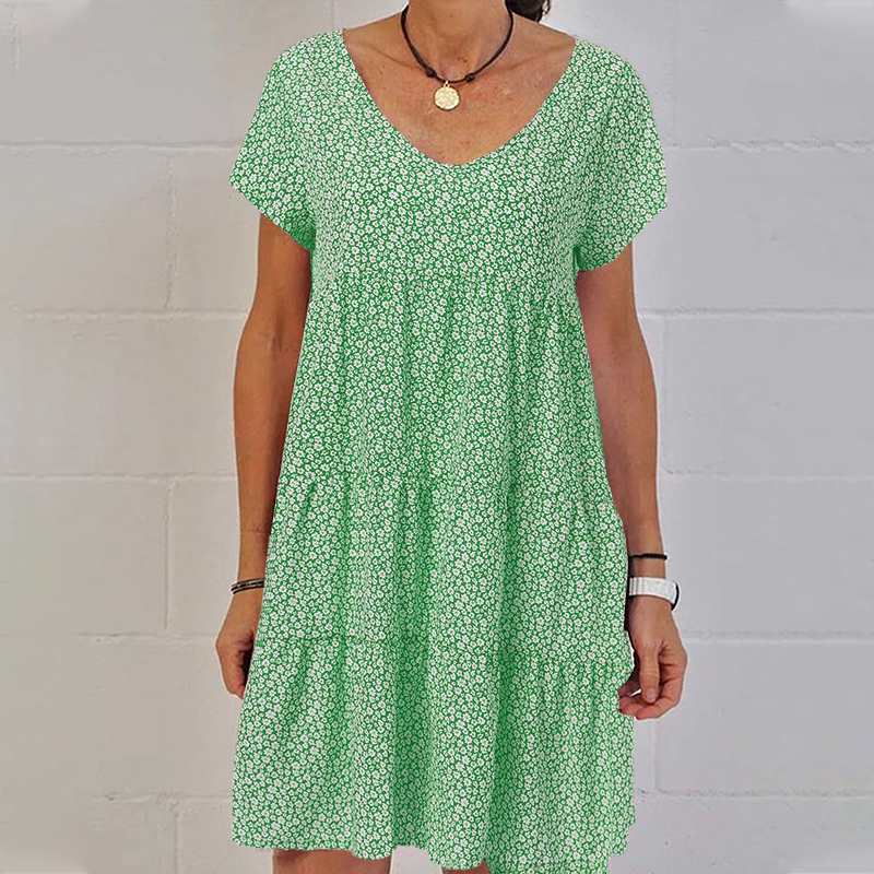 Livia | Sommerkleid mit Luftigem Stoff und Verspieltem Saum für Damen