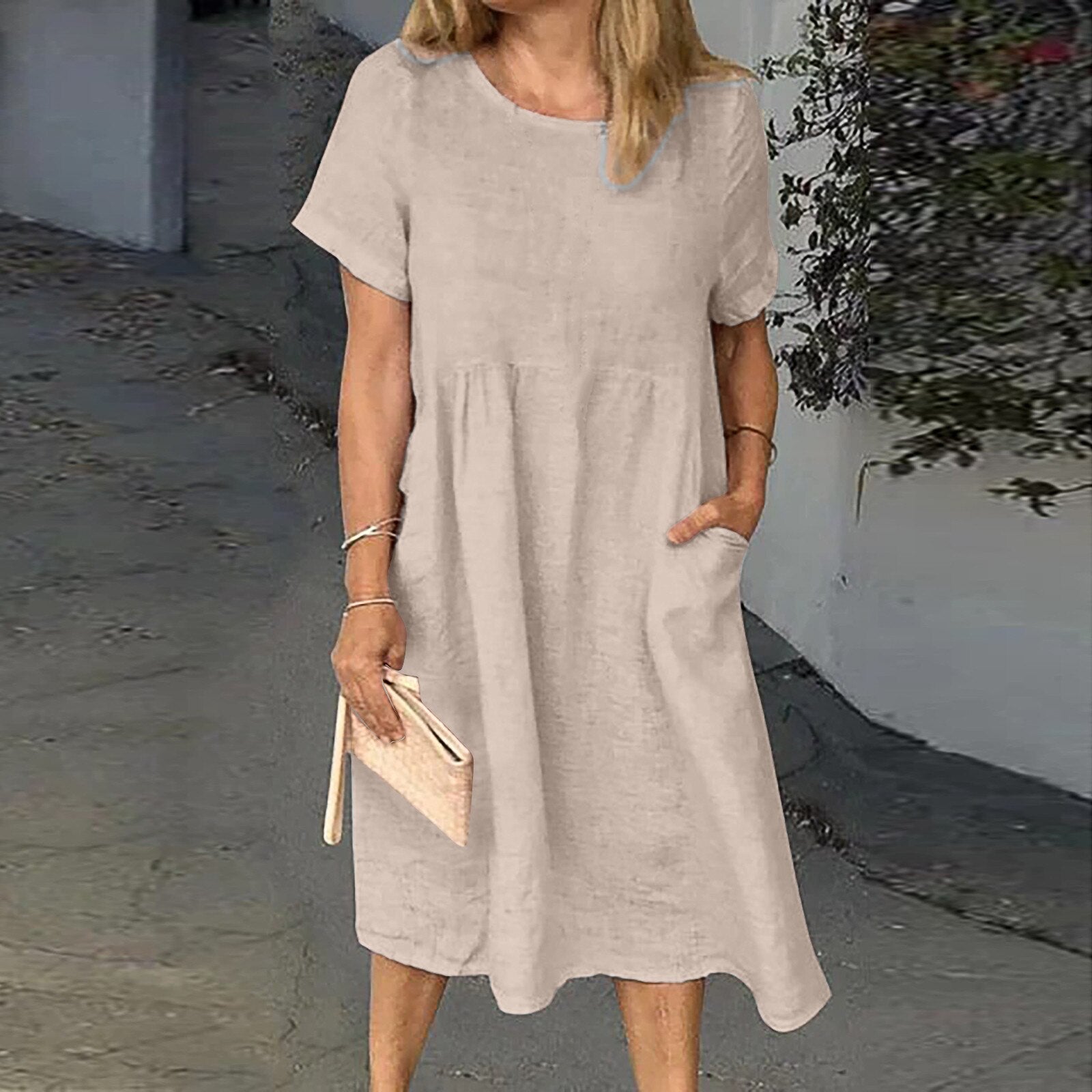 Livia | Tunika-Kleid mit Eleganz und Seitentaschen für Frauen