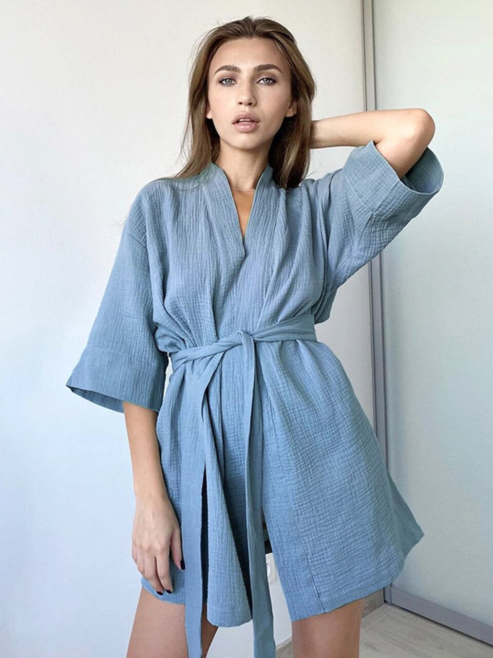 Mika | Wickelkleid mit Atmungsaktivem Stoff und Eleganter Silhouette für Frauen
