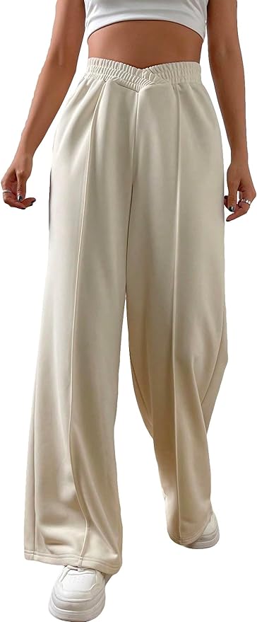 Livia | Weite Hose mit Seidig-glattem Stoff und Elastischem Bund für Damen