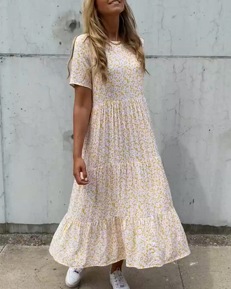 Liana | Sommerkleid mit Leichtem Stoff und Blumigem Design für Frauen