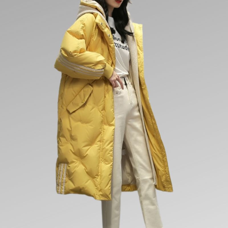 Laney - Lange gefütterte Damenjacke