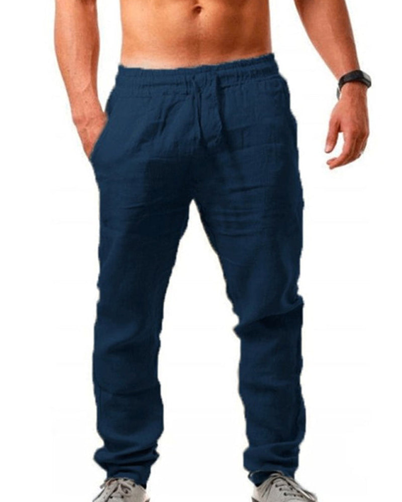 Luca | Leinenhose mit Atmungsaktivem Stoff und Entspanntem Schnitt für Herren