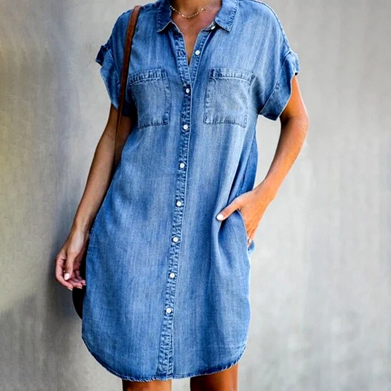 Livia | Jeanshemd mit Atmungsaktivem Stoff und Stylischem Design für Damen