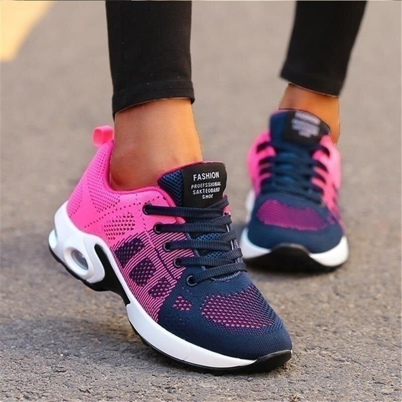 Mira | Turnschuhe mit Atmungsaktivem Mesh und Stützender Sohle für Aktive Frauen