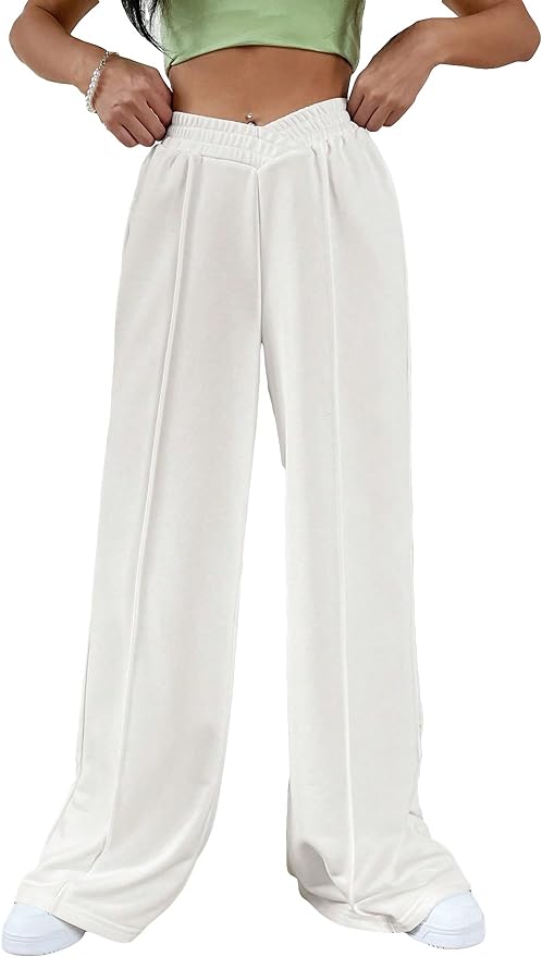 Livia | Weite Hose mit Seidig-glattem Stoff und Elastischem Bund für Damen