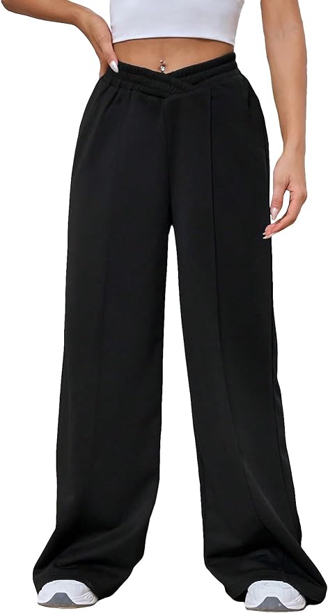 Livia | Weite Hose mit Seidig-glattem Stoff und Elastischem Bund für Damen