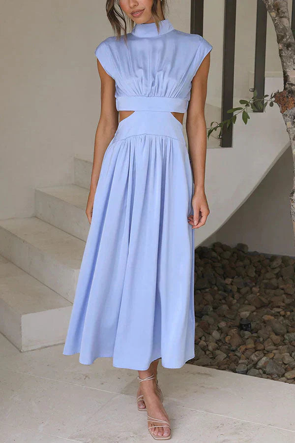 Emmeline - Plissiertes Maxikleid für Frauen