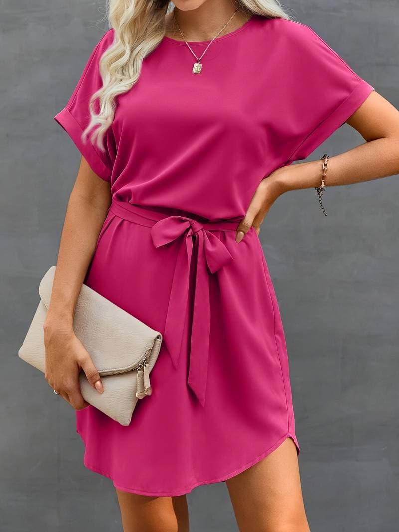 Livia | Tunika-Kleid mit Gürtel und Luftiger Silhouette für Frauen