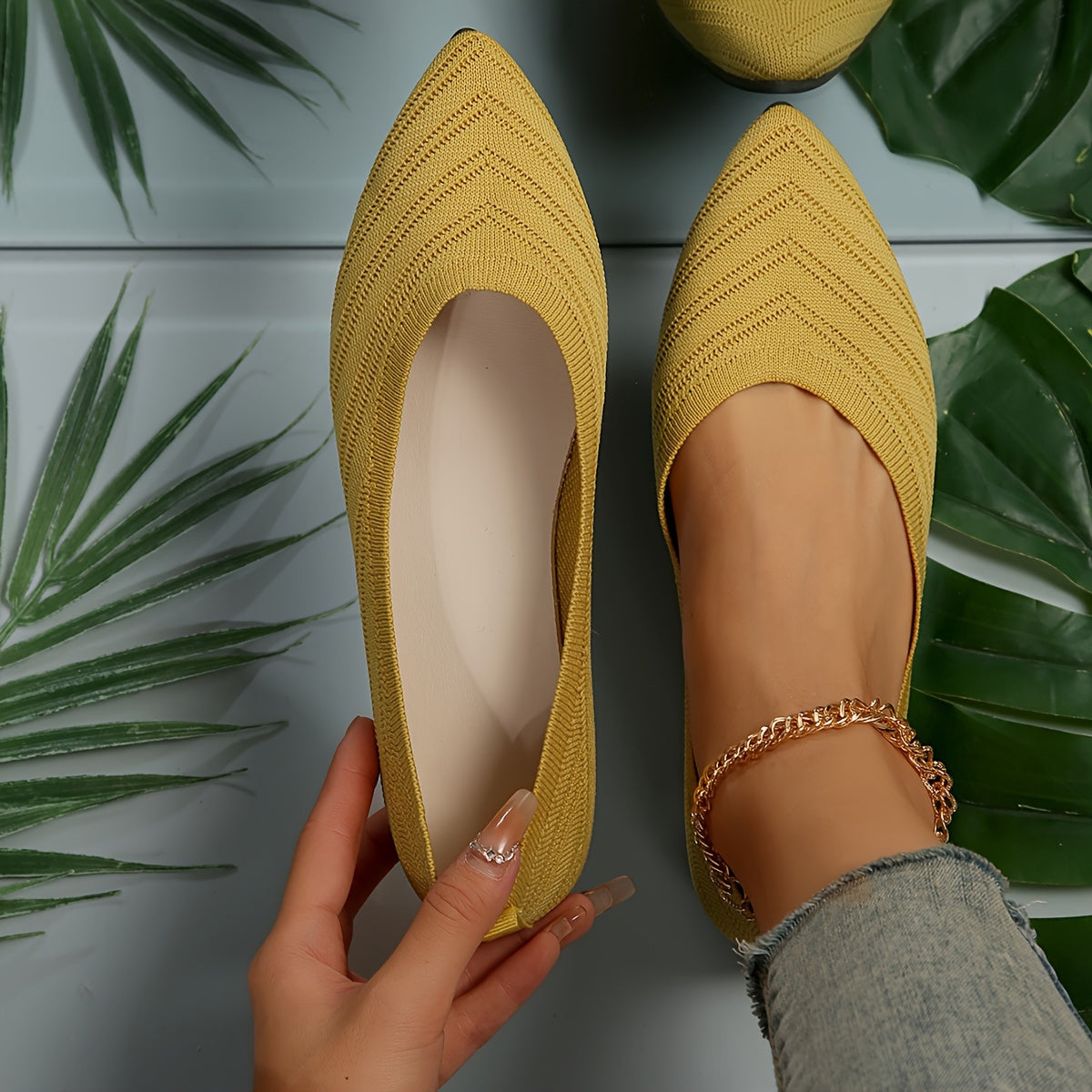 Violy | Damen Komfort-Flachschuhe