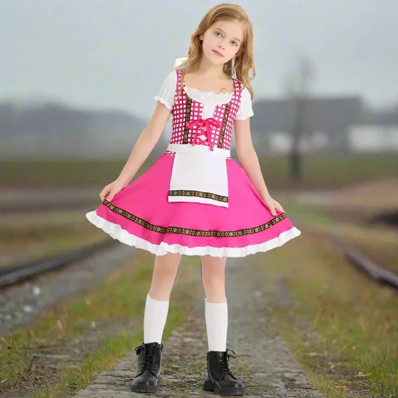 Lena | Vintage-inspiriertes Kostüm für Karneval und Party für Kinder