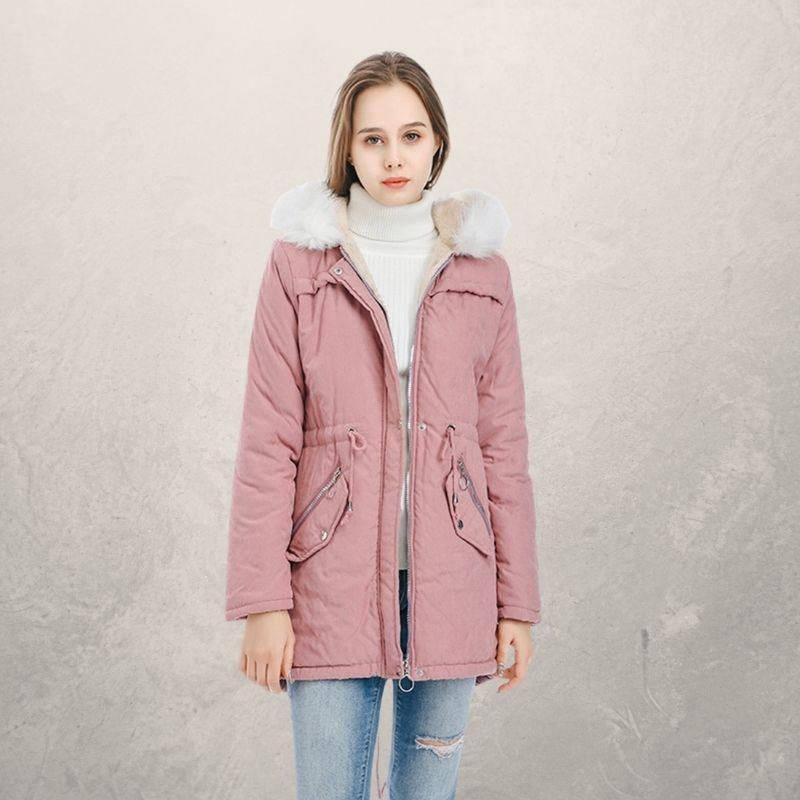 Livia | Parka mit Stilvollem Kunstpelz und Anpassbarem Taillenzug für Frauen