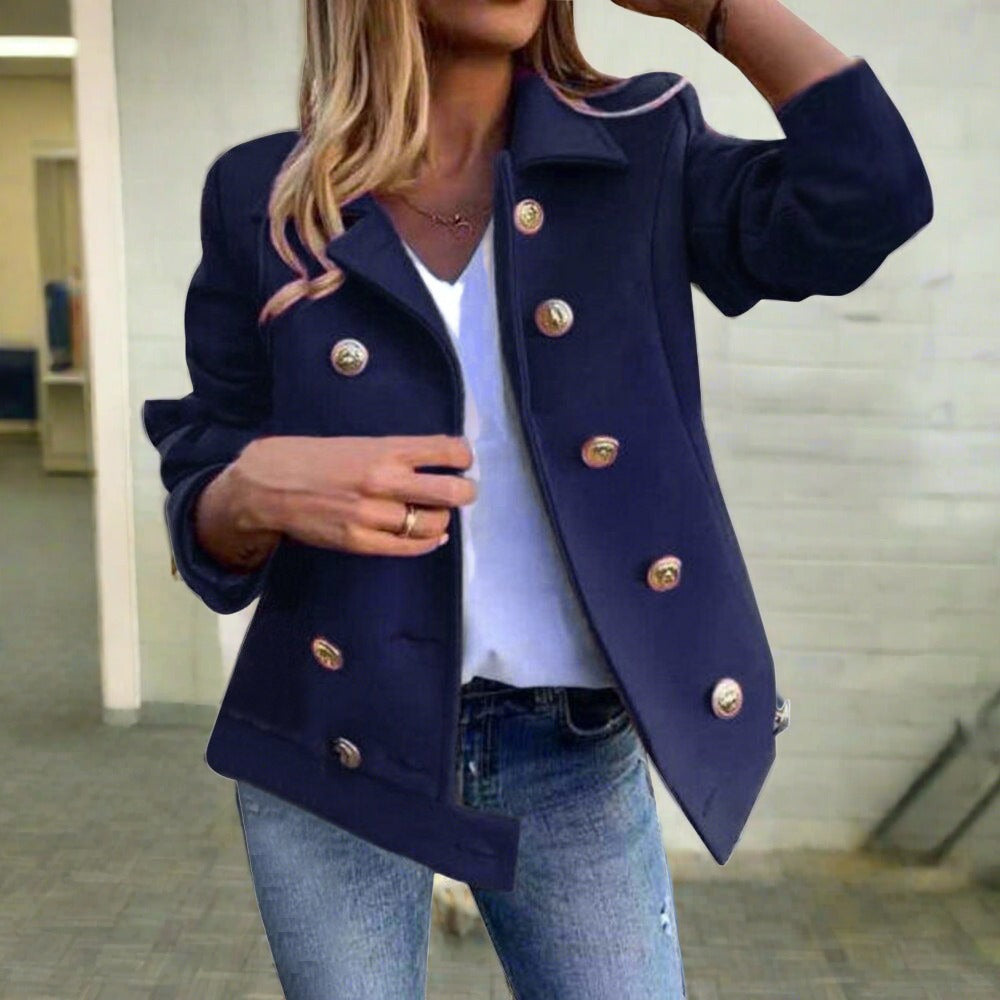 Livia | Blazer mit luxuriösen goldenen Knöpfen und figurbetonendem Schnitt für Damen