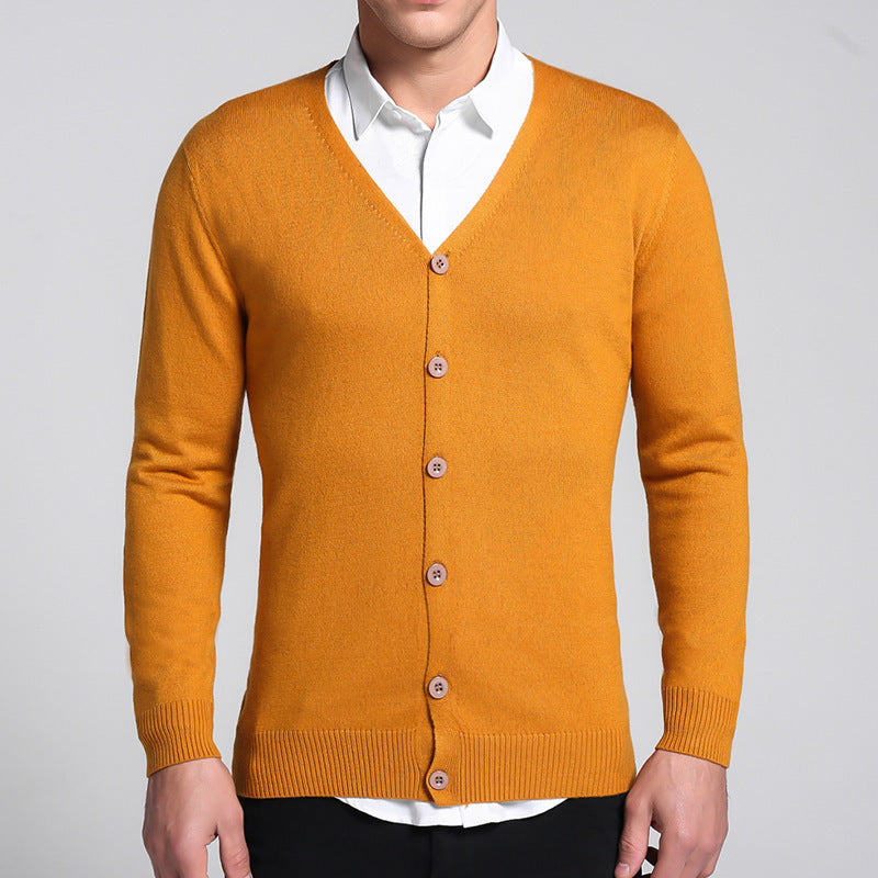 Luca | Cardigan mit Elegantem V-Ausschnitt und Weichem Stoff für Herren