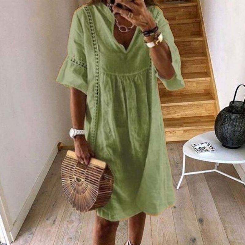 Lindsay – Bohemian-Kleid mit Spitze