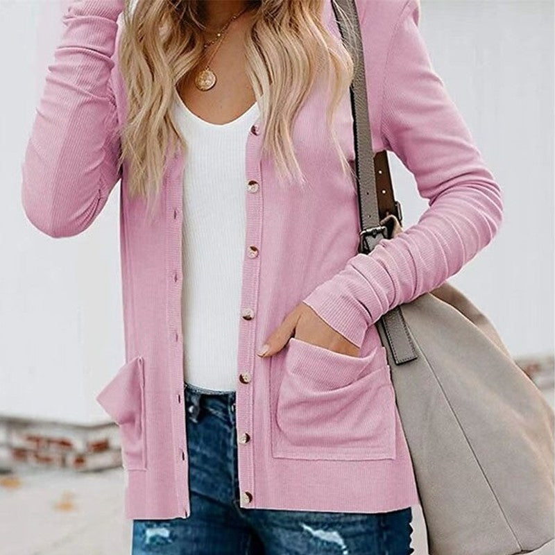Livia | Cardigan mit Weichem Stoff und Praktischen Taschen für Frauen