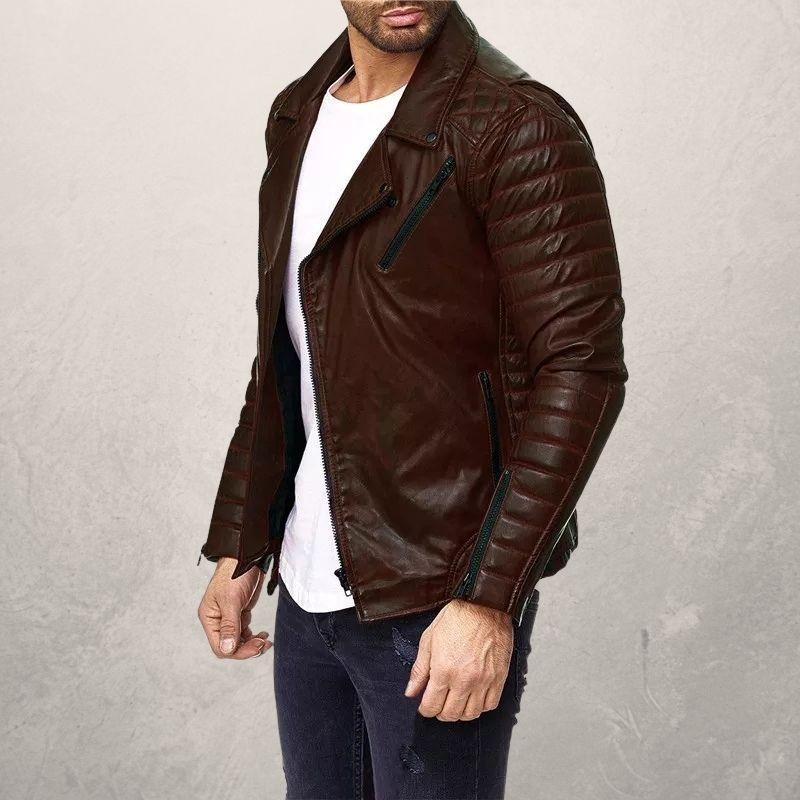 Lorenzo | Lederjacke mit Stil und Luxusdetails für den Winter