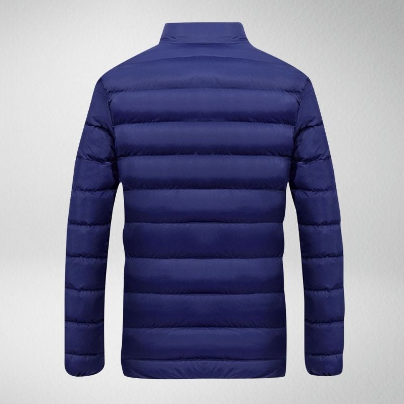 Rocco - Warme einfarbige Steppjacke