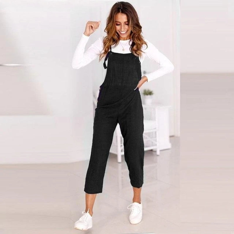 Livia | Jumpsuit mit Verspieltem Schnitt und Praktischen Taschen für Frauen