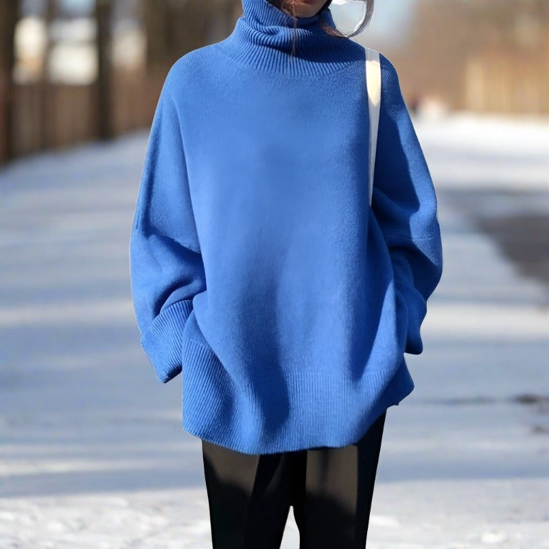 Livia | Strickpullover mit Gemütlichem Rollkragen und Lässigem Design für Damen
