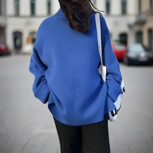 Livia | Strickpullover mit Gemütlichem Rollkragen und Lässigem Design für Damen