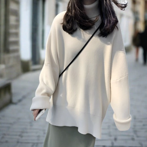 Livia | Strickpullover mit Gemütlichem Rollkragen und Lässigem Design für Damen