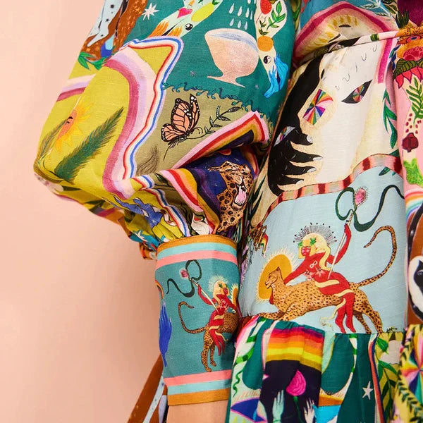 Willa - Bequemes Minikleid mit vollen Ärmeln