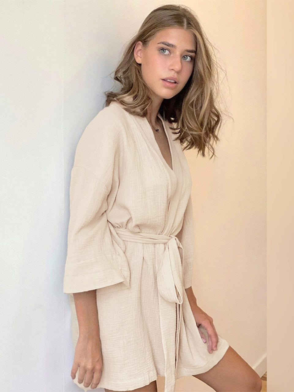 Mika | Wickelkleid mit Atmungsaktivem Stoff und Eleganter Silhouette für Frauen